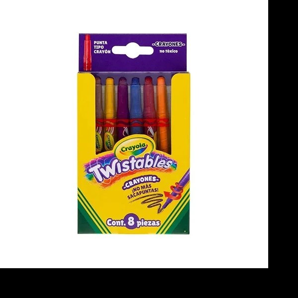 CRAYONES ESTUCHE C8 PZAS MINI TWISTABLES CRAYOLA 520708